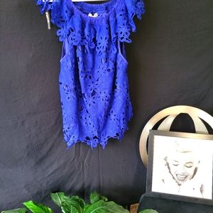 Beautiful bright blue Women's top